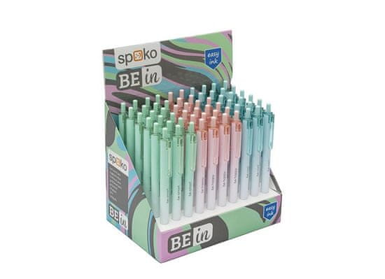 Spoko Kuličkové pero Be in v pastelových barvách - mix 3 barev
