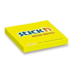 HOPAX Samolepicí bloček Stick’n Notes 76 × 76 mm, 100 listů, žlutý