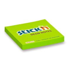 HOPAX Samolepicí bloček Stick’n Notes 76 × 76 mm, 100 listů, zelený