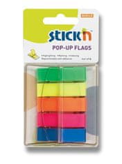 HOPAX Samolepicí proužky Stick’n Pop-Up Flags 45 x 12 mm, 5 x 40 ks