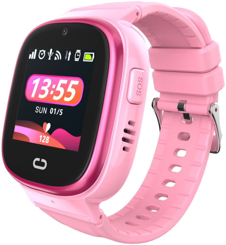 Levně Aligator Watch Junior GPS, Pink