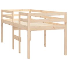 Greatstore Patrová postel 90 x 200 cm masivní borové dřevo