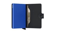 Černá peněženka SECRID Miniwallet Matte Black & Blue