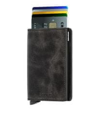 Secrid Černá peněženka SECRID Slimwallet Vintage SV-Black SECRID