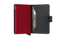 Secrid Černá peněženka SECRID Miniwallet Cubic Black & Red