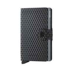 Secrid Černá peněženka SECRID Miniwallet Cubic Black & Titanium