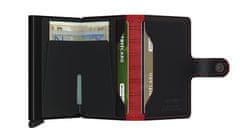 Secrid Černá peněženka SECRID Miniwallet Fuel Black & Red