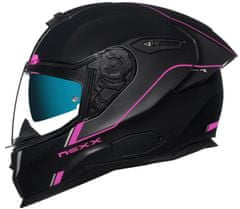 Nexx Helma na moto SX.100R FRENETIC pink/black MT vel. M