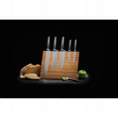 LURCH Magnetický blok na nože Lurch, bambus, 6 nožů
