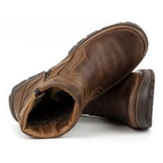 Pánské zimní kožené boty 354MP velikost 46