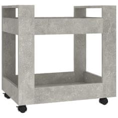 Greatstore Kancelářský kontejner betonově šedý 60x45x60cm kompozitní dřevo