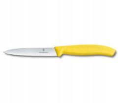 Victorinox Nůž na zeleninu Victorinox, hladký, 10 cm, žlutý