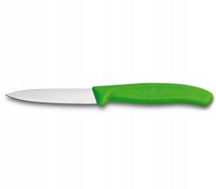 Victorinox Victorinox nůž na zeleninu, hladký, 8 cm, zelený