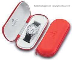 Swiza Švýcarské hodinky SWIZA Alza Auto SST white-blac