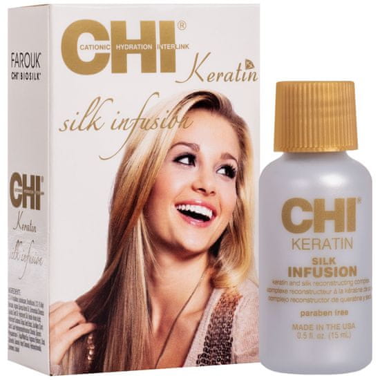 CHI Keratin Silk Infusion - kúra pro suché vlasy 15ml