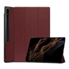 Techsuit Pouzdro pro tablet Samsung Galaxy Tab S8 Ultra 14.6" SM-X900 / SM-X906, Techsuit FoldPro burgundy