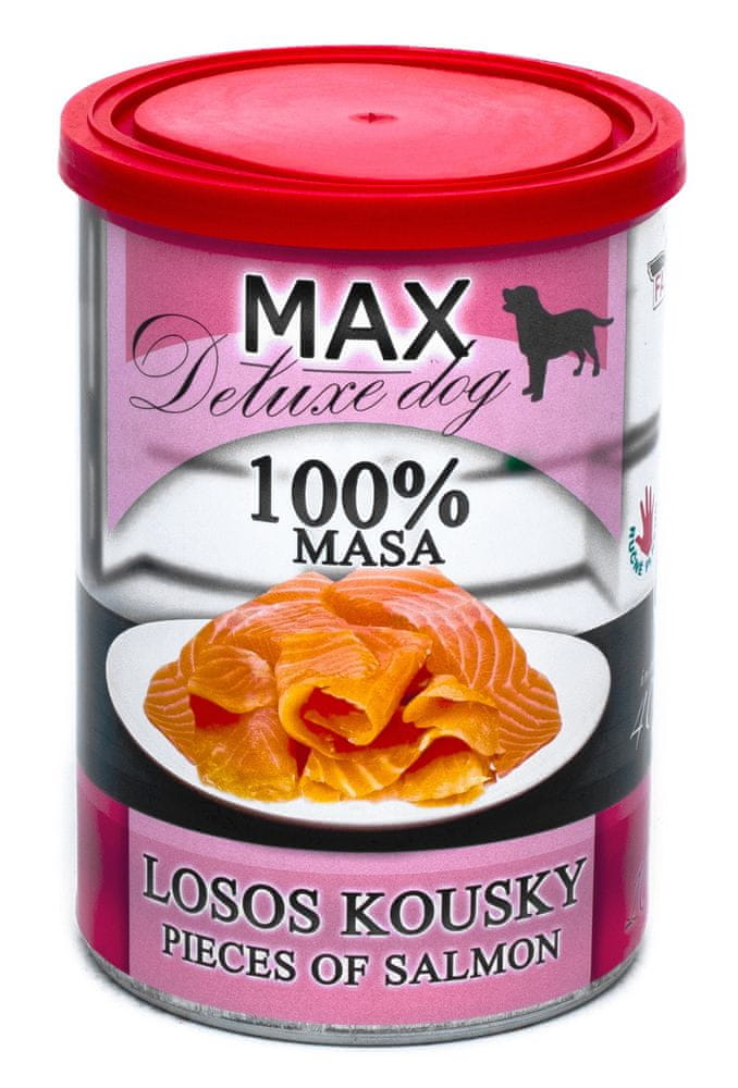 Levně FALCO MAX deluxe losos kousky 6x400g
