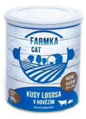 FALCO FARMKA CAT s lososem 8x800 g