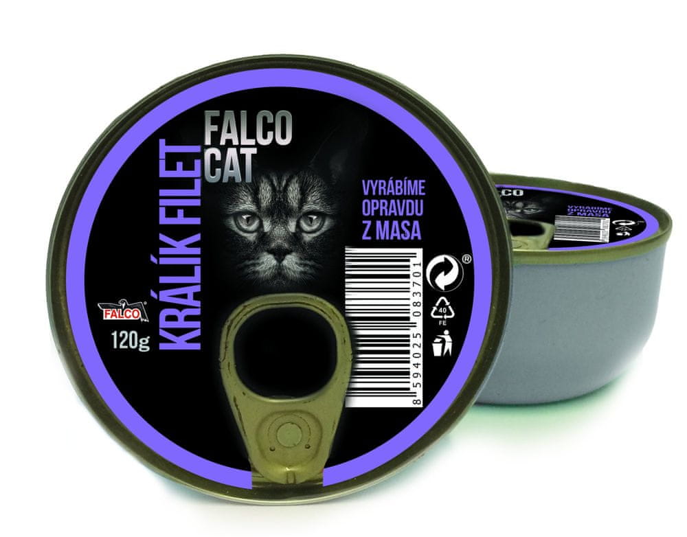 FALCO Cat králík filet 8x120 g