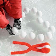 Prosperplast Výrobník sněhových koulí SNOWBALLEE Ballmaker Snowball Machine - červený