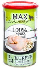 FALCO MAX deluxe 3/4 kuřete s dršťkami 8x1200 g