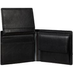 Samsonite Pánská kožená peněženka Flagged SLG 046 černá