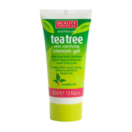 Beauty Formulas TEA TREE Čistící gel na pleť 30 ml