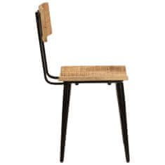 shumee Jídelní židle 2 ks 44 x 40 x 80 cm masivní mangovníkové dřevo