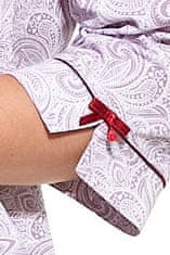 Cornette Dámské pyžamo 732/312 Stella plus + Ponožky Gatta Calzino Strech, fialová, 5XL