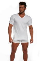Cornette Pánské tričko 201 Authentic new biała + Ponožky Gatta Calzino Strech, bílá, XL