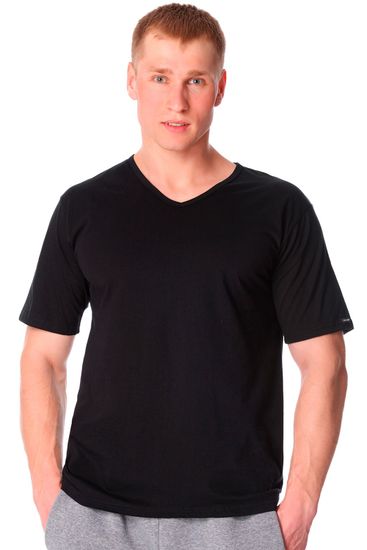 Cornette Pánské tričko 201 Authentic new black