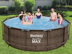 Bestway Bazén Bestway Steel Pro MAX 3,66x1m 9v1 hnědý