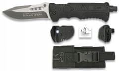 K25 K25 19588 Taktický černý titanový nůž