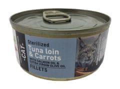 Bravery Bravery cat konzerva STERILISED TUNA loin/carrot jelly salmon - 5x70g