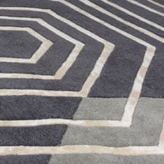 Flair Rugs Kusový koberec Architect Harlow Grey 160x230 cm