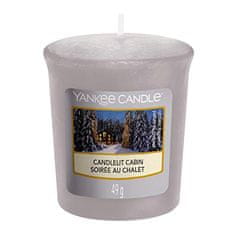 Yankee Candle Svíčka , Chata ozářena svíčkou, 49 g