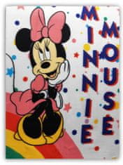 Darymex Fleecová deka 100x140 Minnie Mouse bílá