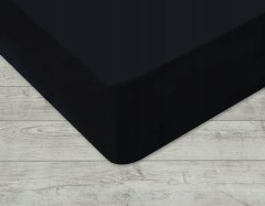 Darymex Jersey prostěradlo s gumičkou 140x200, barva Černá
