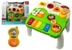 Lean-toys Vzdělávací klavírní stůl pro děti