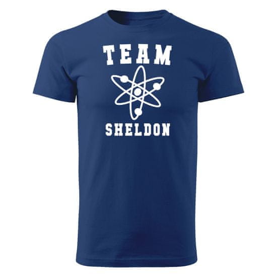 Grooters Pánské tričko Teorie velkého třesku - Team Sheldon Velikost: S