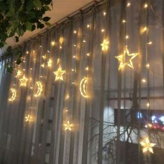 Flumi Vánoční stromek měsíc/hvězda světla 5 m