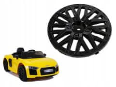 Lean-toys Autopotah na baterii Audi R8, černý