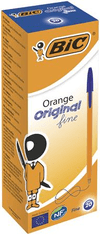 Bic Kuličkové pero "Orange Original Fine", modrá, 0,3 mm, s víčkem, 8099221