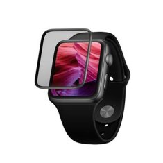 FIXED Ochranné / tvrzené sklo na Apple Watch 41mm s aplikátorem, černé - Fixed