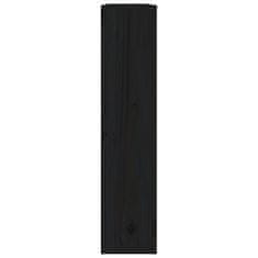 Vidaxl Kryt na radiátor černý 108,5 x 19 x 84 cm masivní borové dřevo