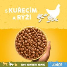 Pedigree Junior kuřecí a rýže pro štěňata středních plemen 15 kg