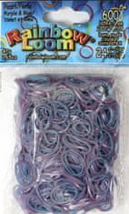 Rainbow Loom Original-gumičky-600ks-perleťové filalovo/modré