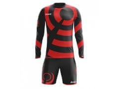 Sportovní komplet dres a trenky RING černočervený ve velikosti XL