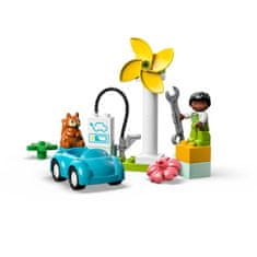 LEGO DUPLO 10985 Větrná turbína a elektromobil