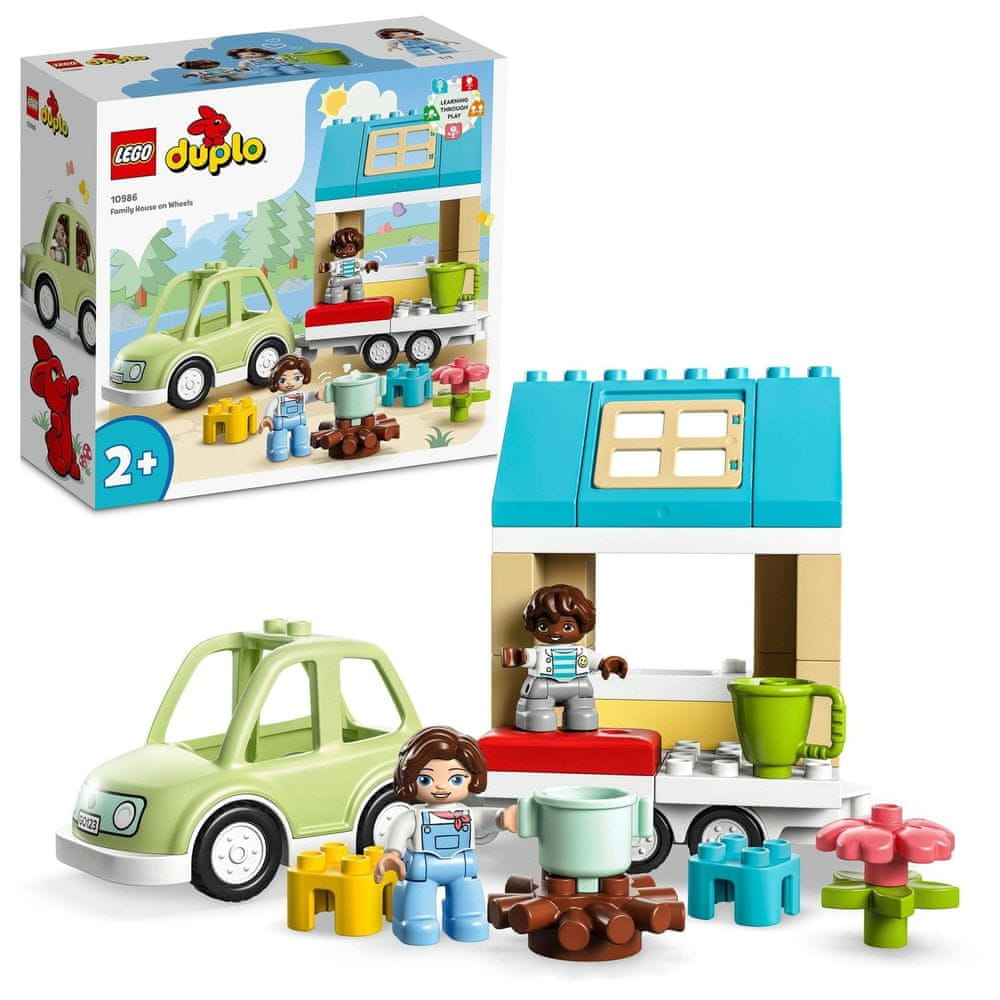 Levně LEGO DUPLO 10986 Pojízdný rodinný dům